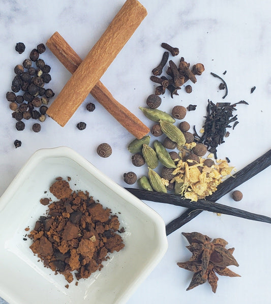 Chaga Chai Loose Tea Blend with Strainer