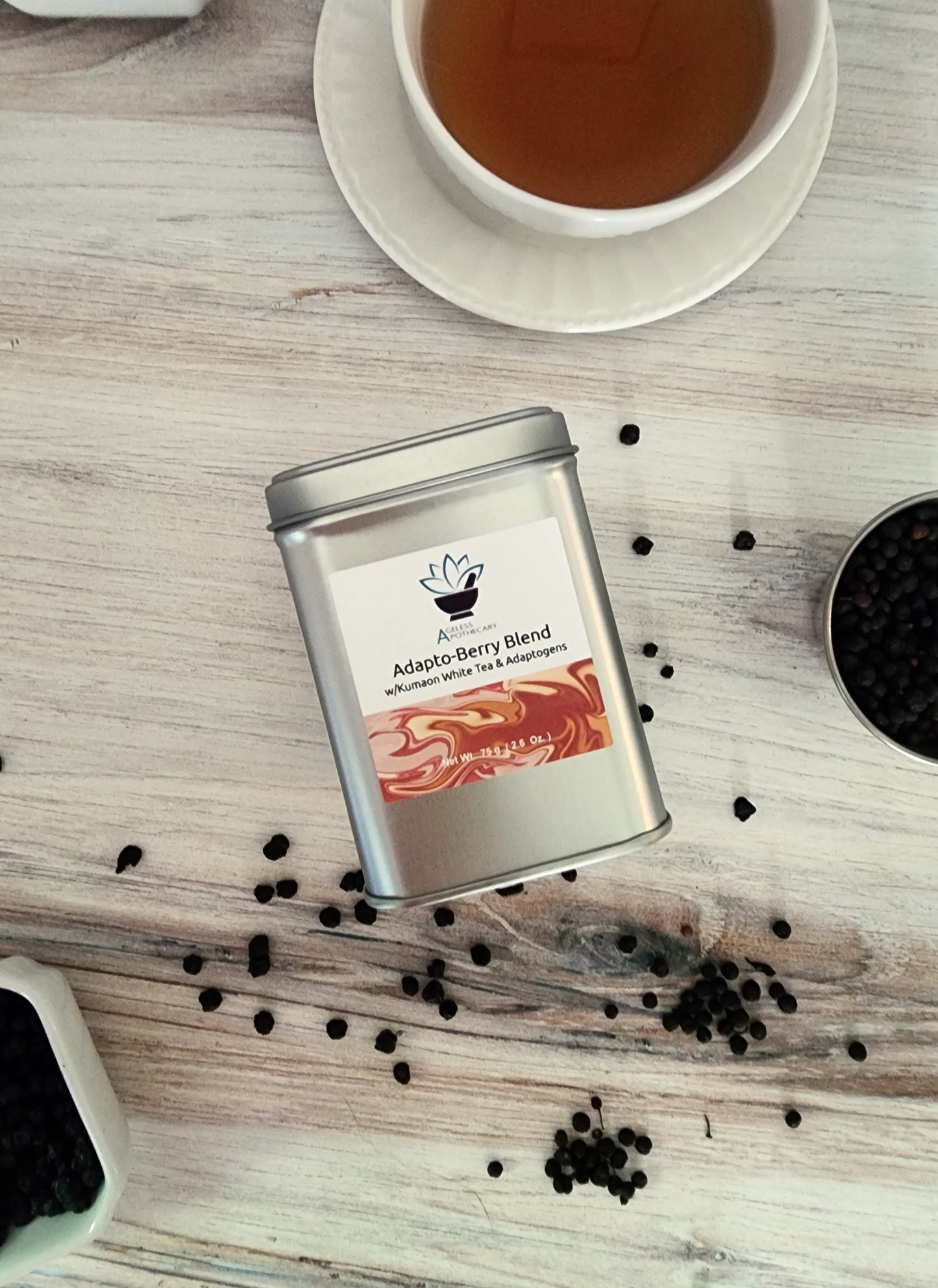 Adapto-Berry Blend w/Kumaon White Tea & Adaptogens - (Loose)