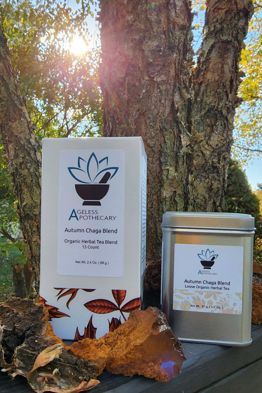 Autumn Chaga Chai Loose with Strainer
