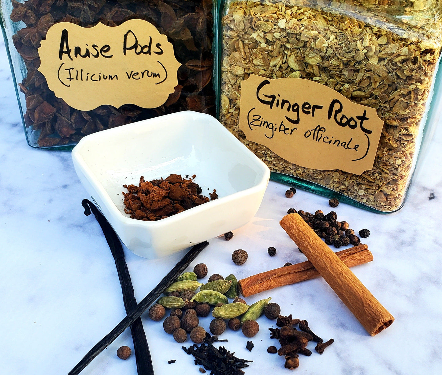 Chaga Chai Loose Tea Blend with Strainer