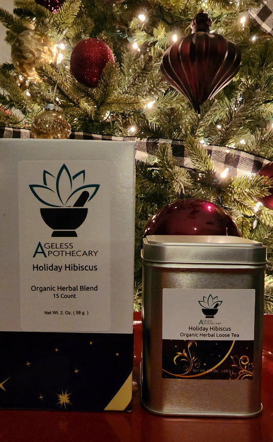 Holiday Hibiscus Herbal Loose Tea Blend