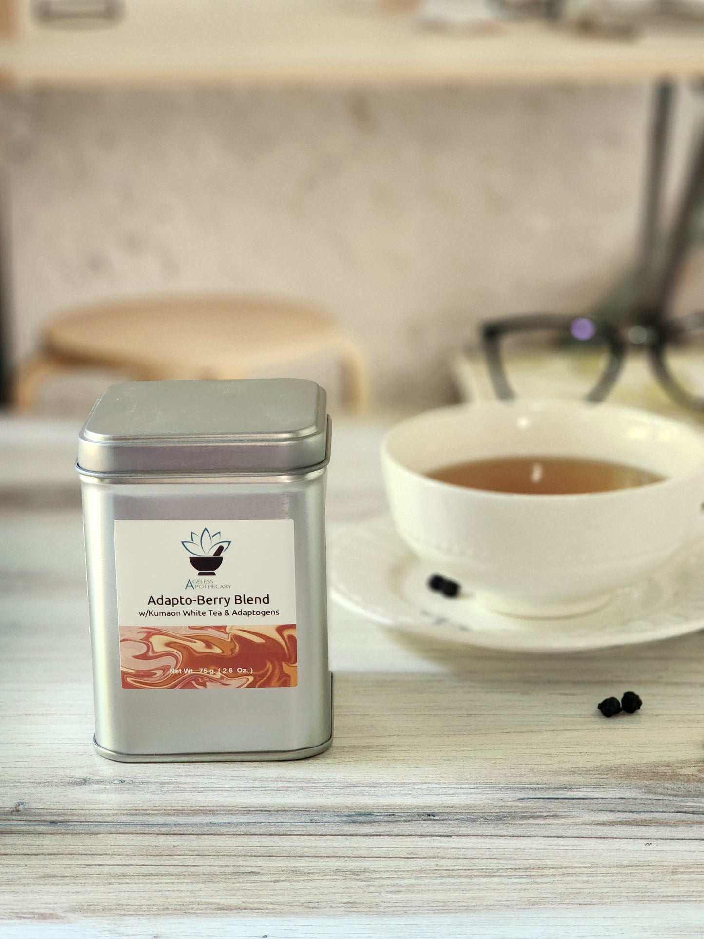 Adapto-Berry Blend w/Kumaon White Tea & Adaptogens - (Loose)
