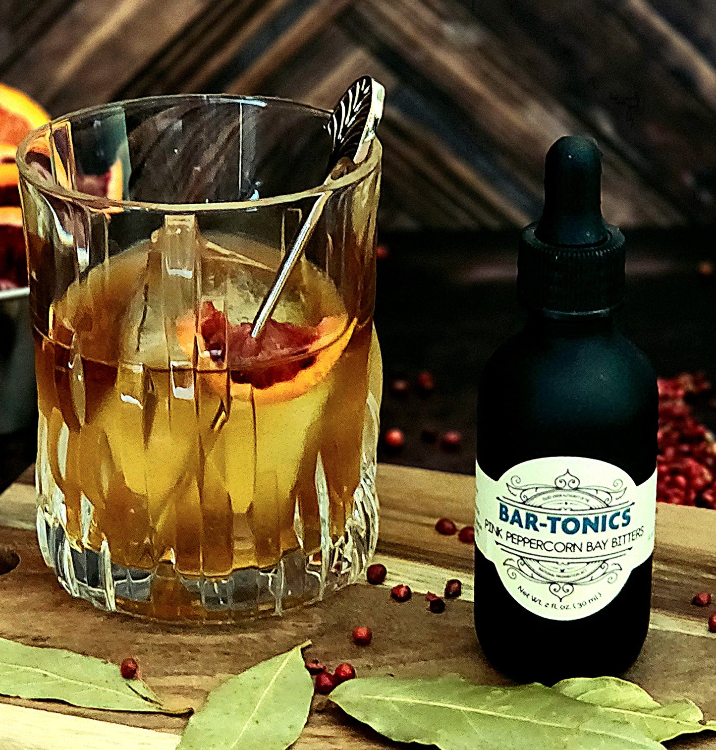 Pink Peppercorn Bay Bitters