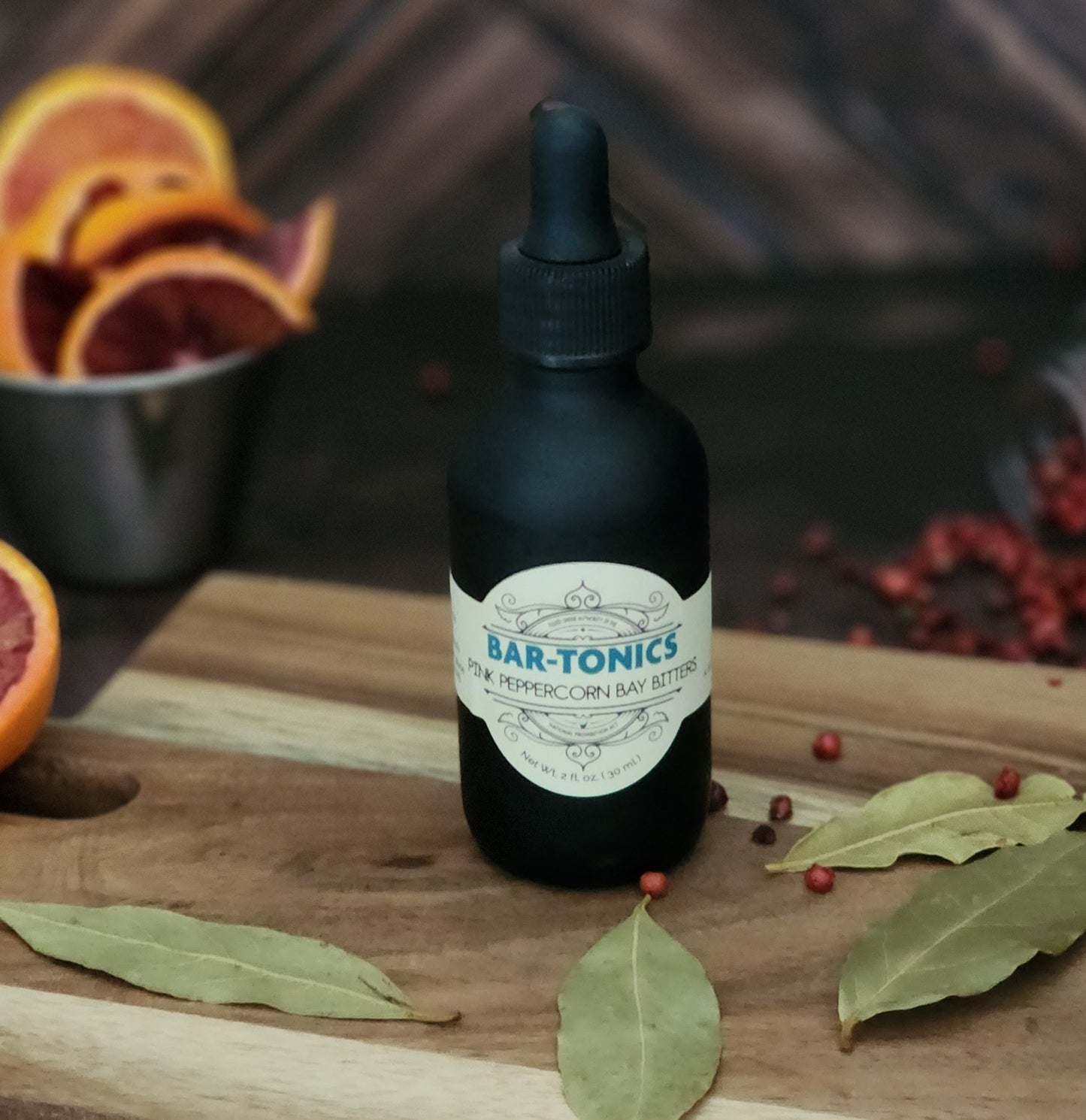 Pink Peppercorn Bay Bitters