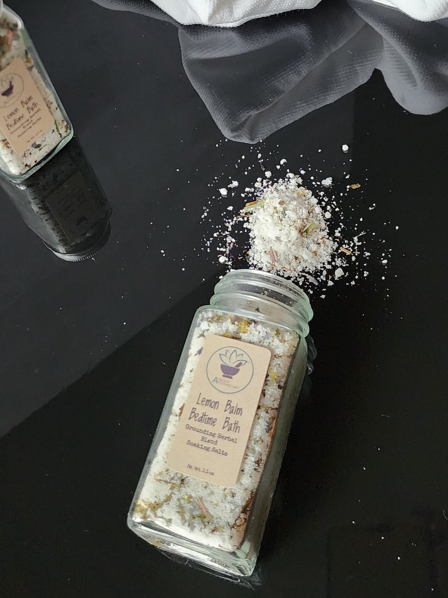 Lemon Balm Bath - Grounding Herbal Blend Soaking Salts