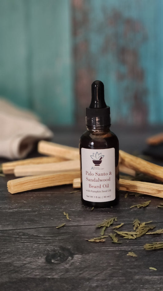 Palo Santo & Sandalwood Beard Oil with Pumpkin Seed Oil