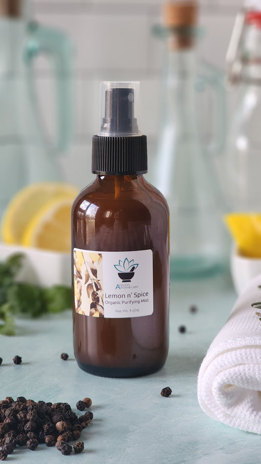 Lemon N' Spice Organic Air Purifying Mist 16 oz