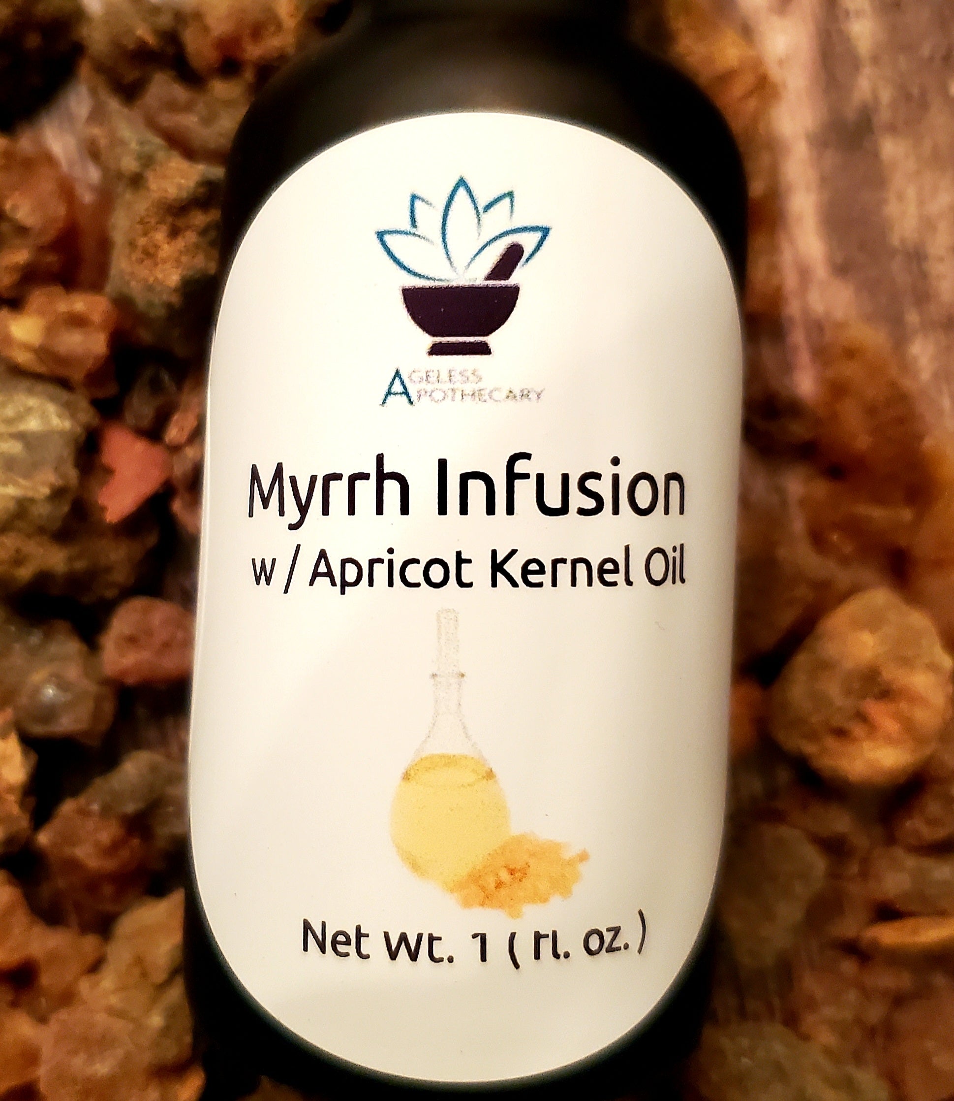 Myrrh Oil Infused in Apricot Seed Oil ( Commiphora myrrh & Prunus arme –  Ageless Apothecary