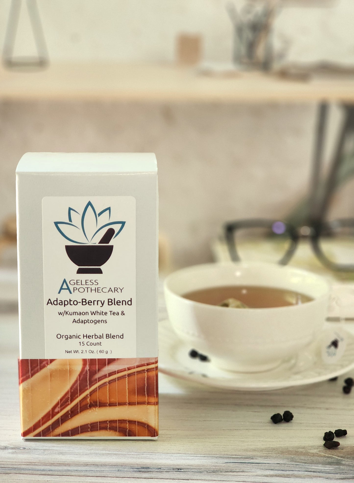 Adapto-Berry Blend w/Kumaon White Tea & Adaptogens