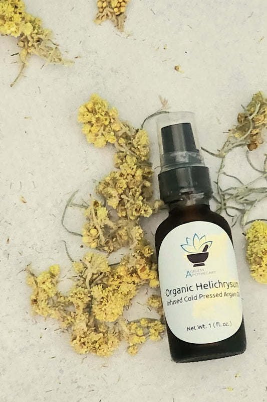 Organic Helichrysum Argan Oil Infusion (Cold Pressed)
