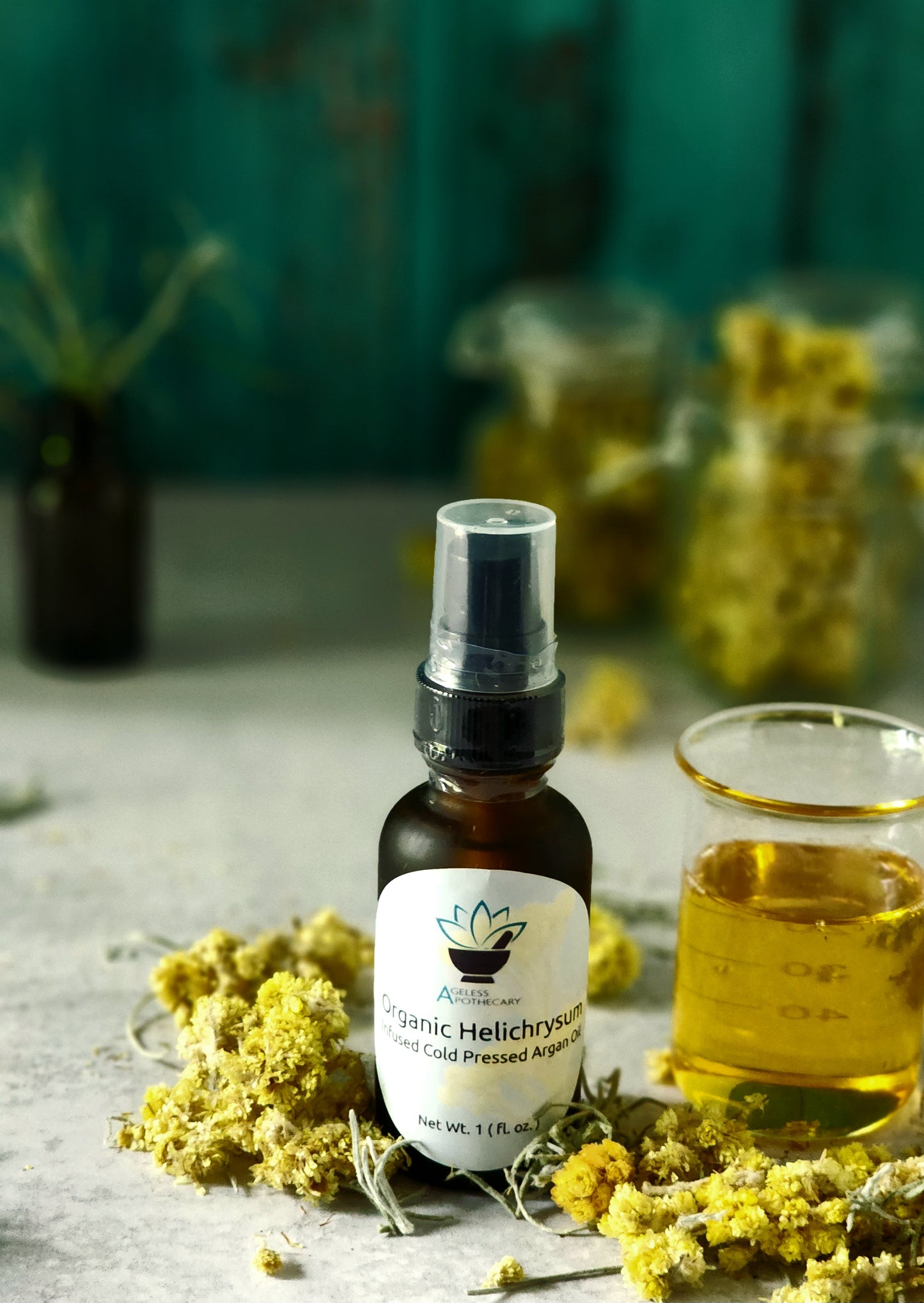Organic Helichrysum Argan Oil Infusion (Cold Pressed)