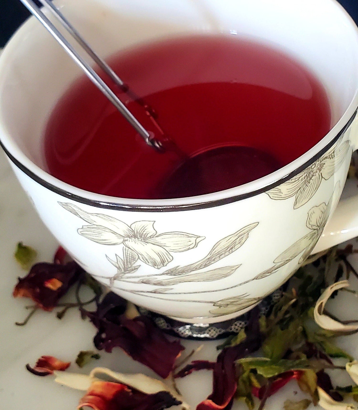 Artisan Herbal Loose Teas with Strainer
