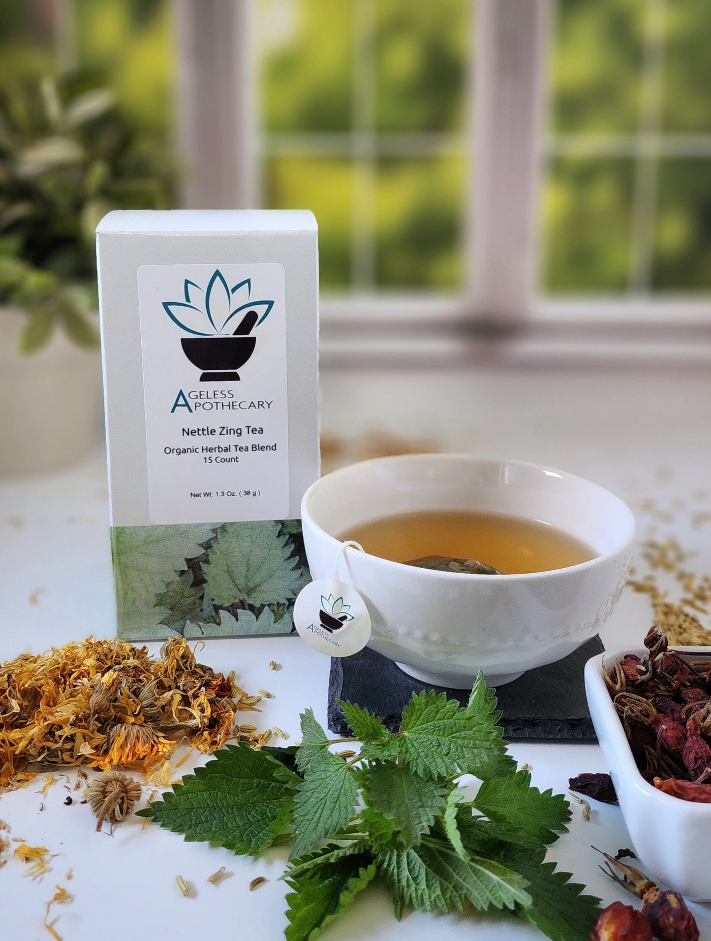 Nettle Zing Caffeine Free Tea (Stinging Nettle Blend)