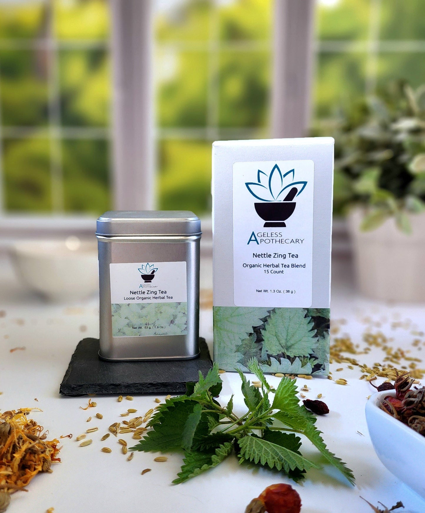 Nettle Zing Caffeine Free Tea (Stinging Nettle Blend)