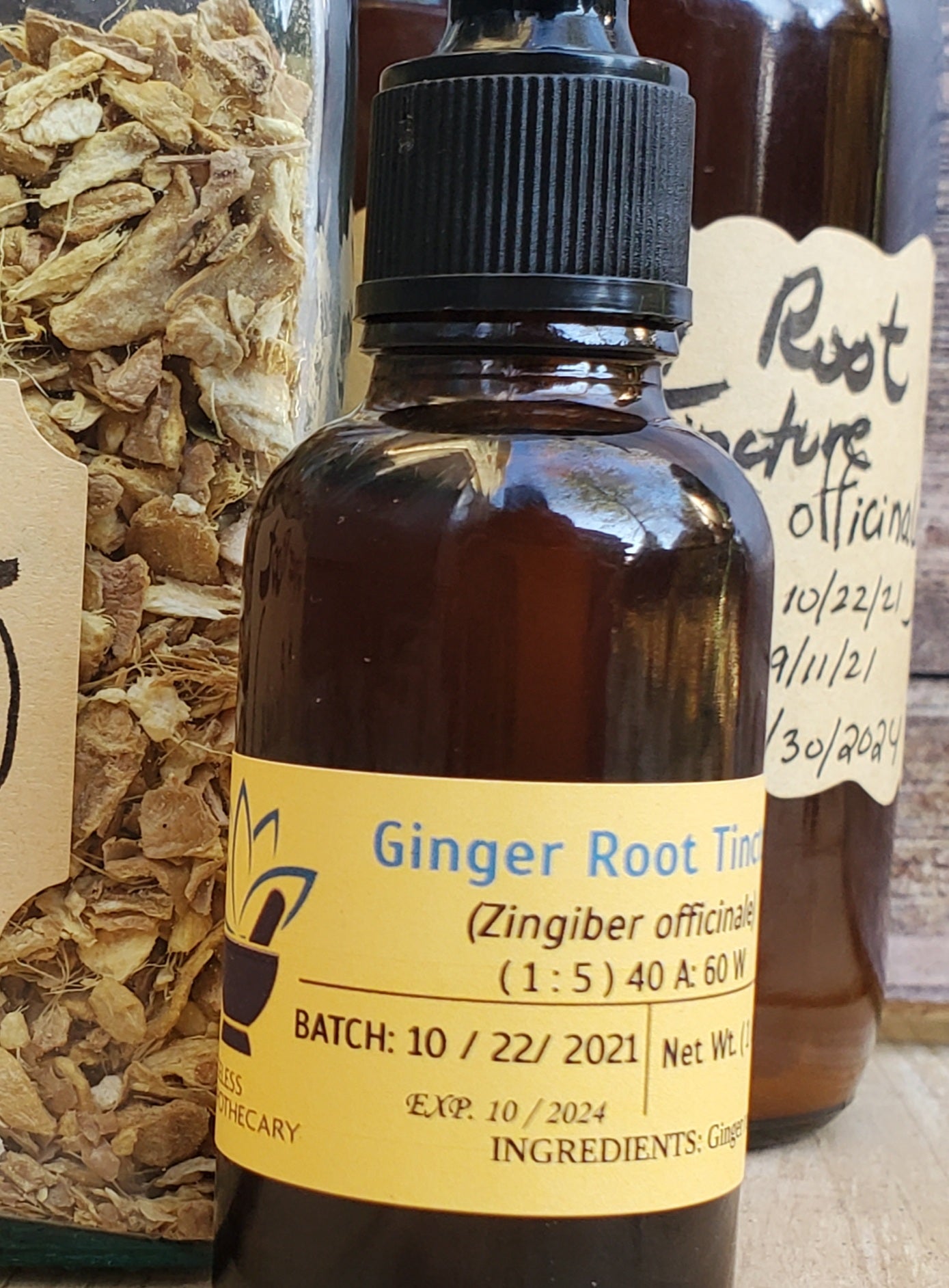Ginger Root Tincture (Zingiber officinale)