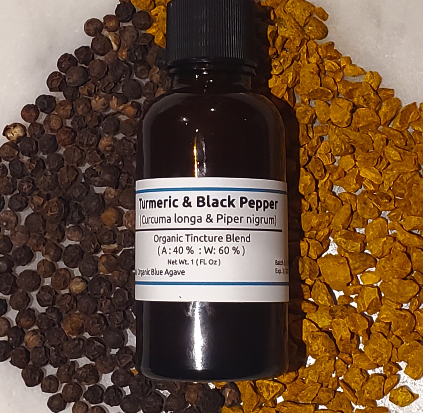 Turmeric Root & Peppercorn Extract Blend (Curcuma longa & Piper nigrum)
